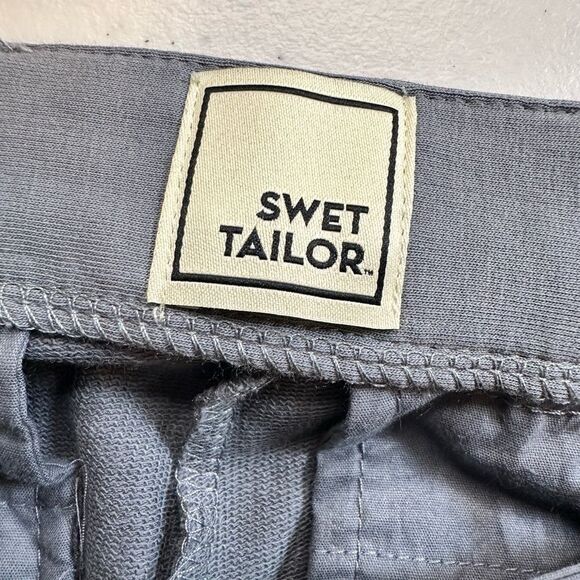 NWT SWET TAILOR Men’s 8” Gray Chino Short Regular Fit - Size 29 - Picture 5 of 11
